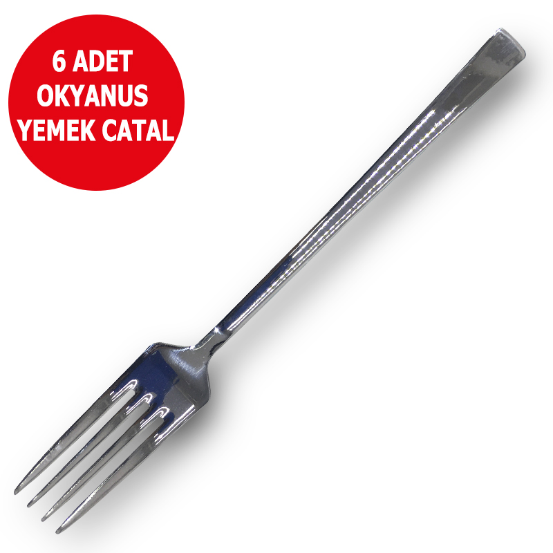 Okyanus Yemek Çatalı 6'lı Kartelali