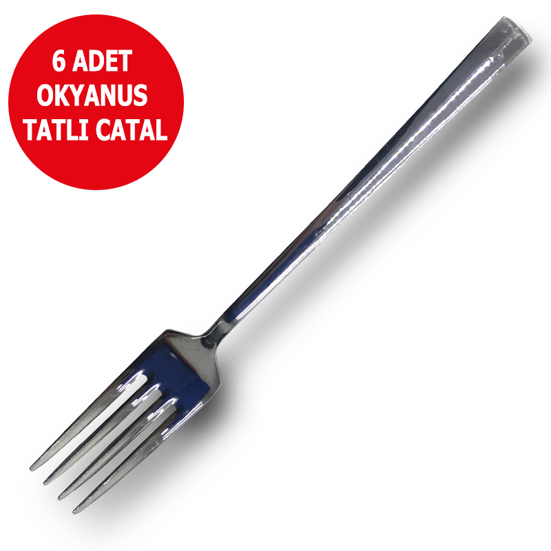 Okyanus Tatlı Çatalı 6'lı Kartelali
