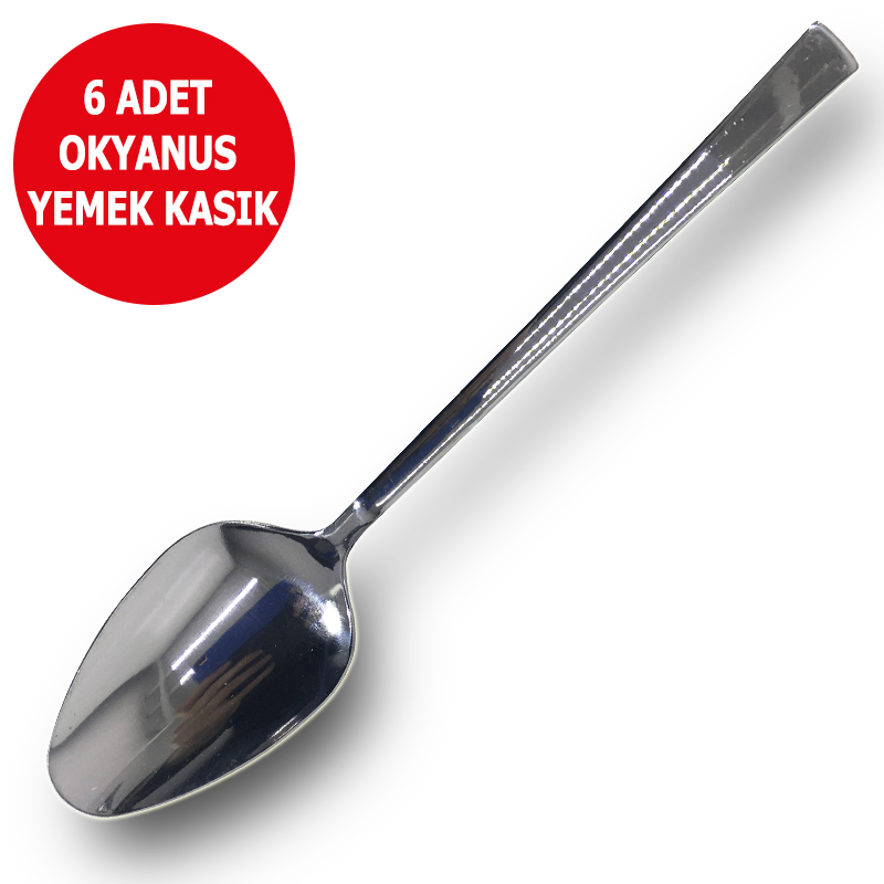 Okyanus Yemek Kaşığı 6'lı Kartelali