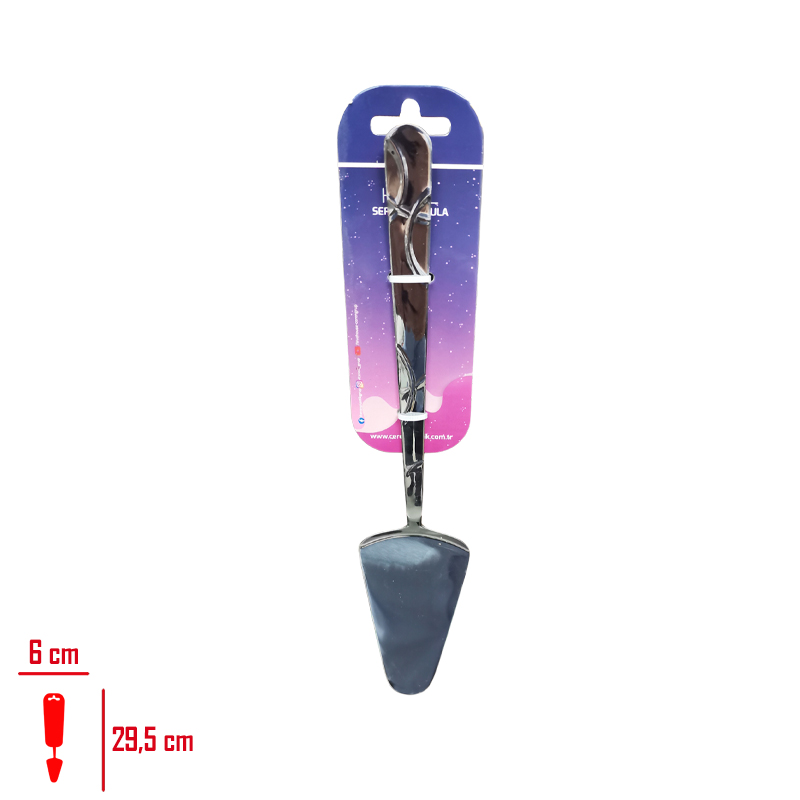 Leva Metal Servıs Spatula Hılal Kartelali Lv-3296