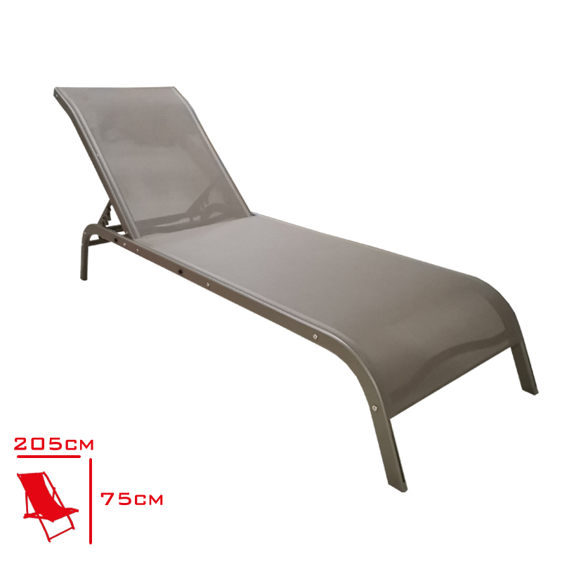 Bg Sezlong Alüminyum Armada Kolsuz Cappucıno 16500205
