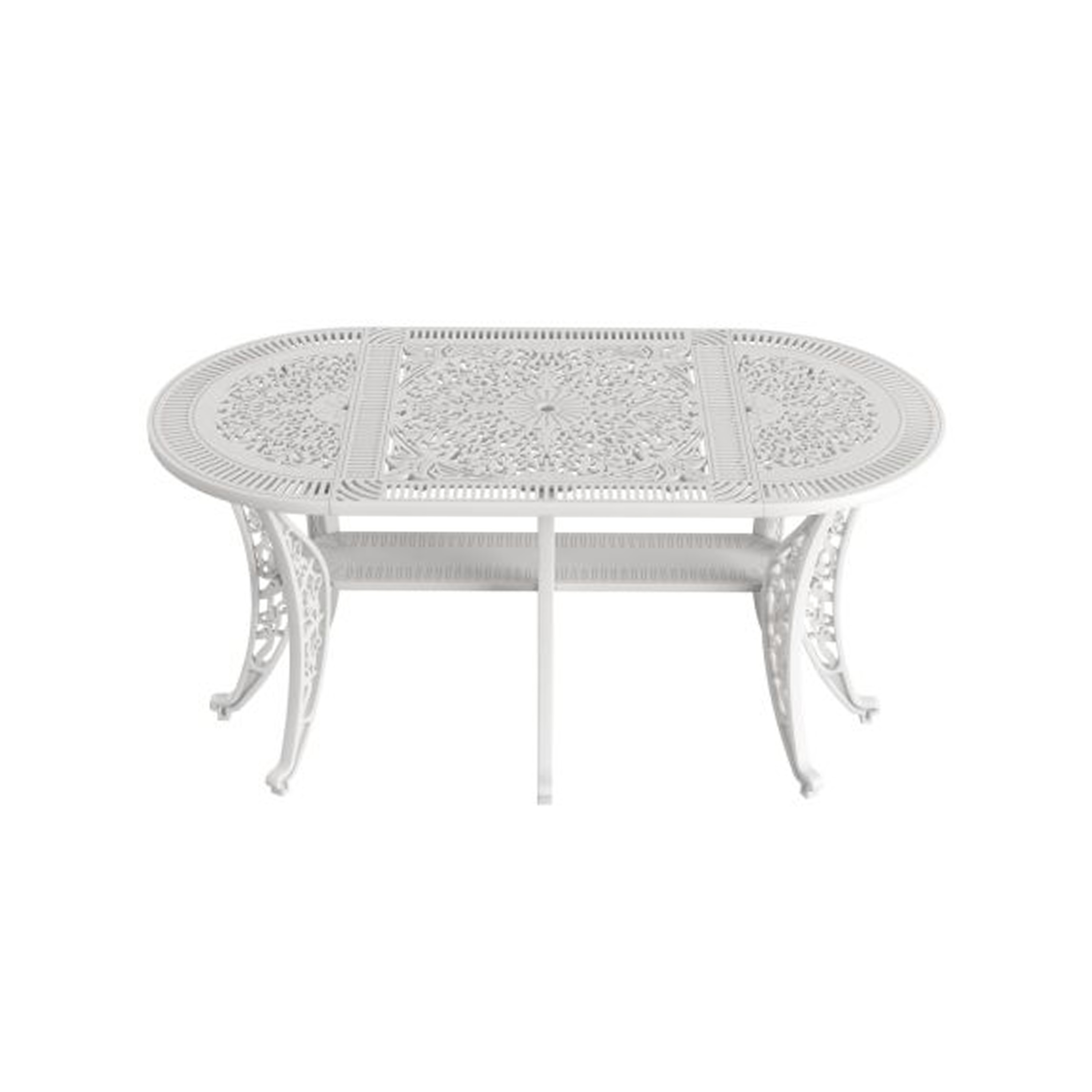 Ivf Istanbul Masa Oval 75*150 Cm Beyaz