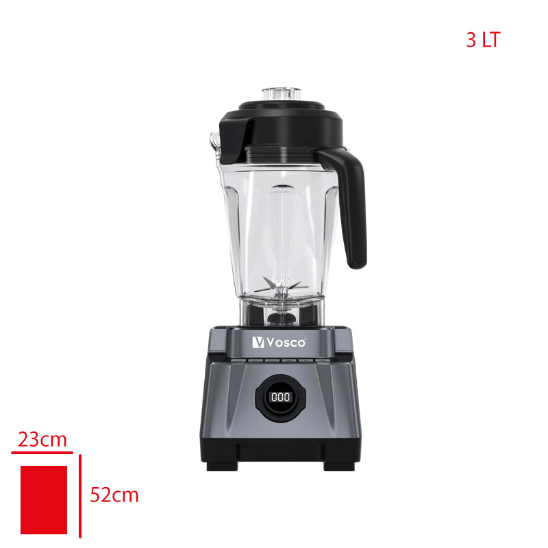 Vosco Bar Blender Pro Buz Kırıcılı Dıjıtal 3 Lt Hs-602c