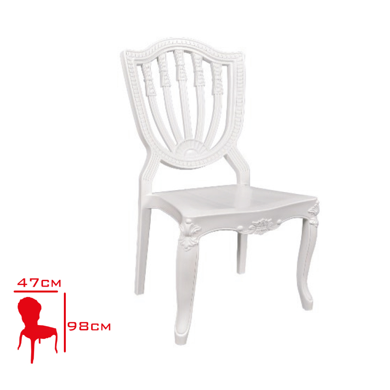 Sandalye Aros Beyaz