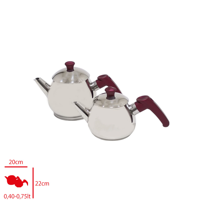 Akdenız Caydanlık Mini Elma Şekeri Bakalıt Kulp Kure Akd102