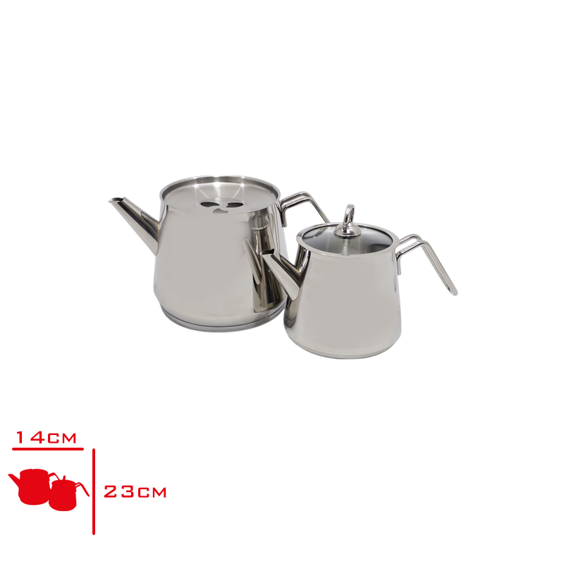 Akdenız Caydanlık Mini Metal Kulp Pıramıt 304 Akd428