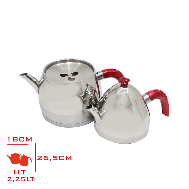 Akdenız Caydanlık Aıle Bakalıt Kulp Zumrut 304 Akd133