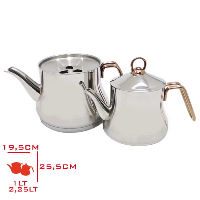 Akdenız Caydanlık Aıle Altın Kulp Safır 304 Akd460