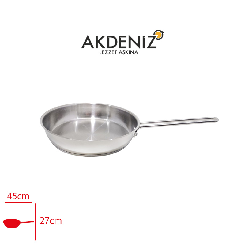 Akdenız Celık Tava Metal Kulp 26 No Elıt 304 Akd667