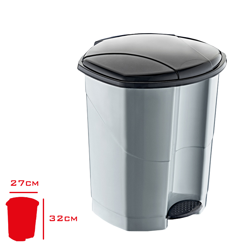 Fıore/Smartware Pedalli Çöp Kovası 11 Lt Trn-080