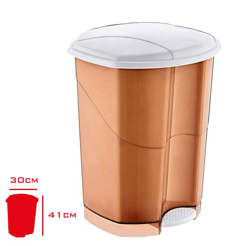 Fıore/Smartware Pedalli Çöp Kovası 18 Lt Trn-081