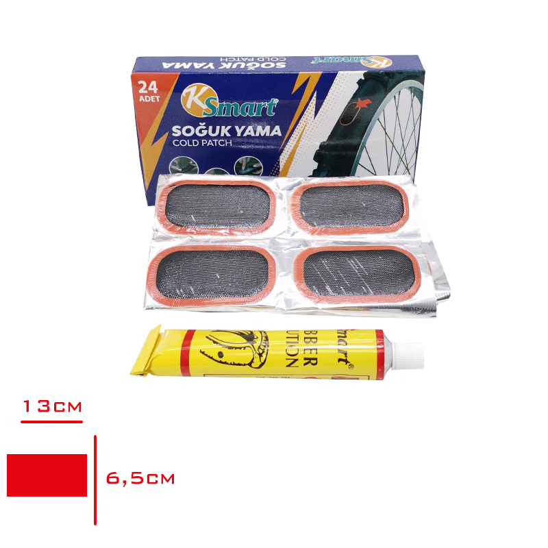 Bısıklet Lastık Yaması 24 Parca K-3705