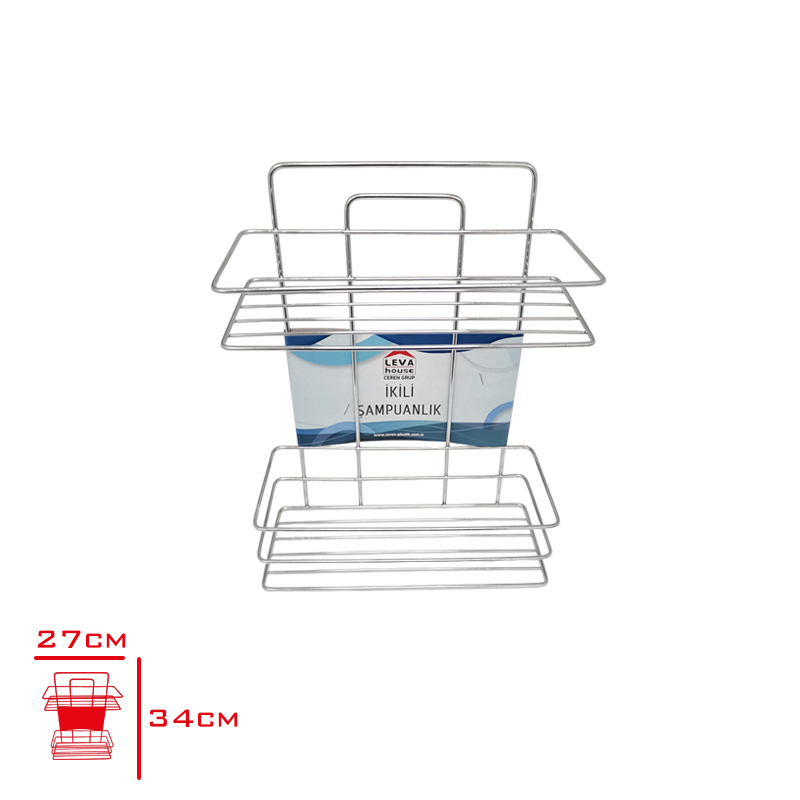 Leva Sampuanlık 2'li Krom Lv-3481