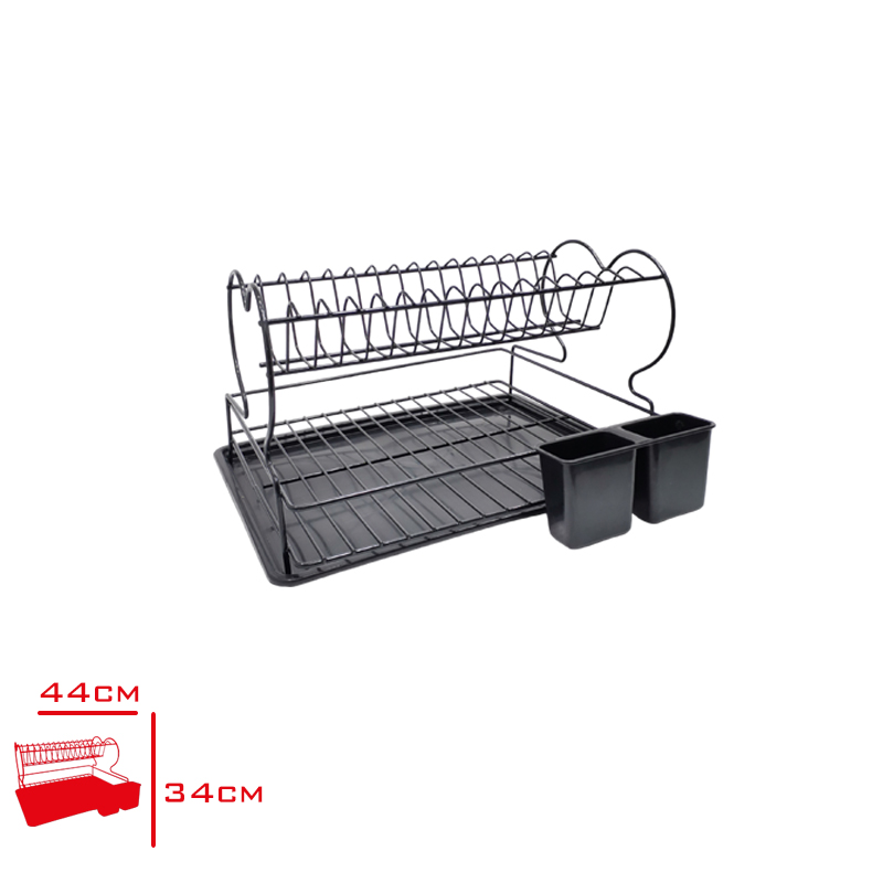 Leva Tabaklık Çift Katlı Siyah Lv-3484