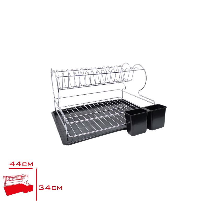 Leva Tabaklık Çift Katlı Krom Lv-3483