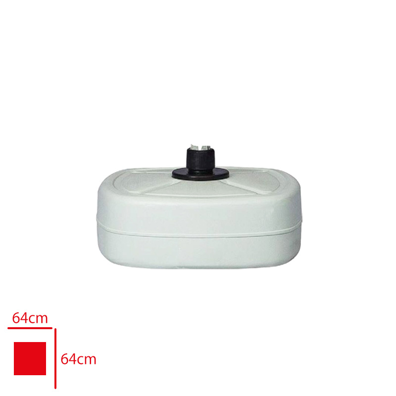 Buyuksoy Semsıye Bıdonu 70 Lt. Kare Beyaz 150101.009