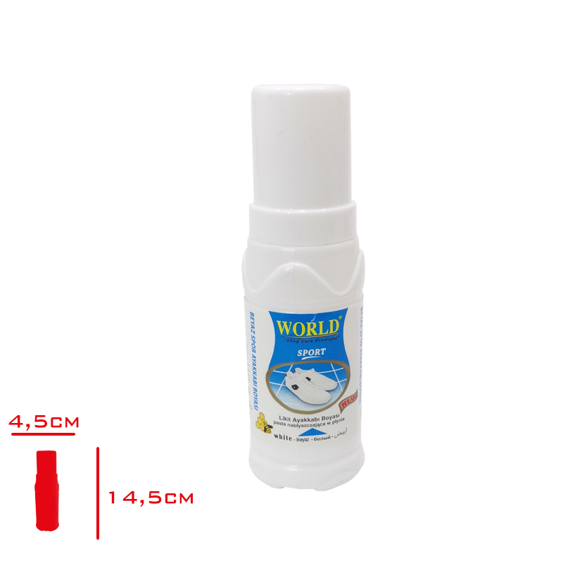 World Ayakkabı Boyası Beyaz 100 Ml Lıkıt