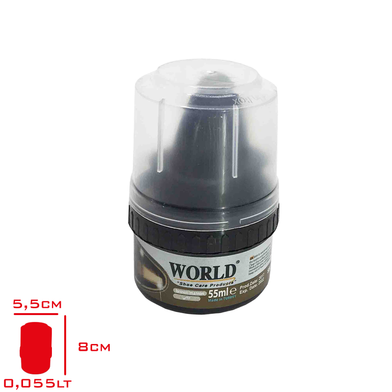 World Ayakkabı Boyası Kahve 55 Ml