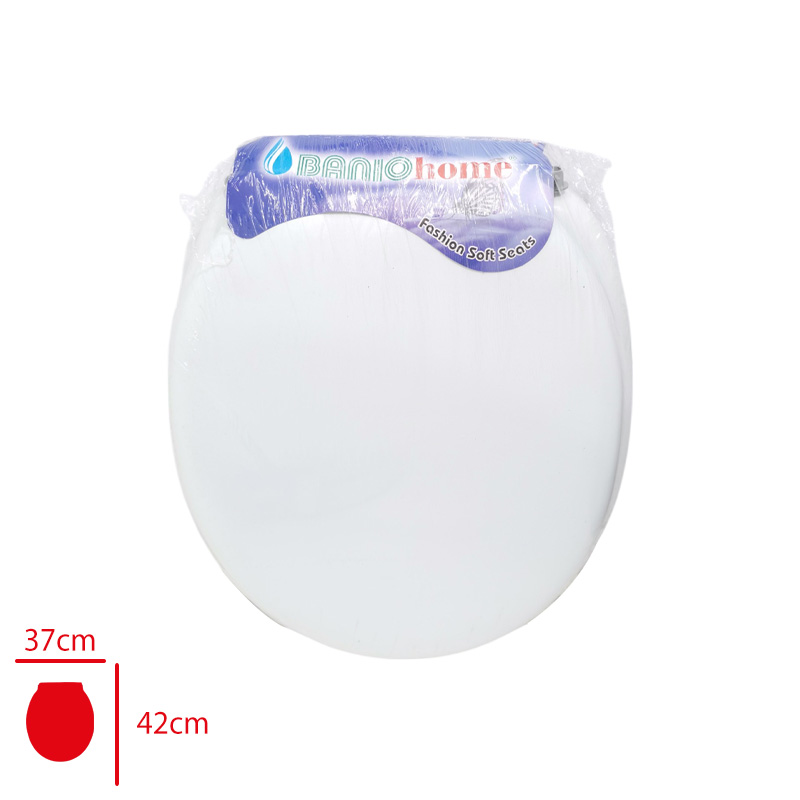 Klozet Kapağı Yumusak Lux Beyaz