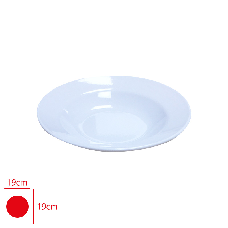 Leva Melamın Cukur Tabak 19 Cm Lv-019tb