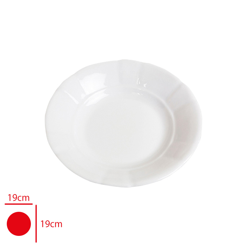 Leva Melamın Oluklu Tabak 19 Cm Lv-019t