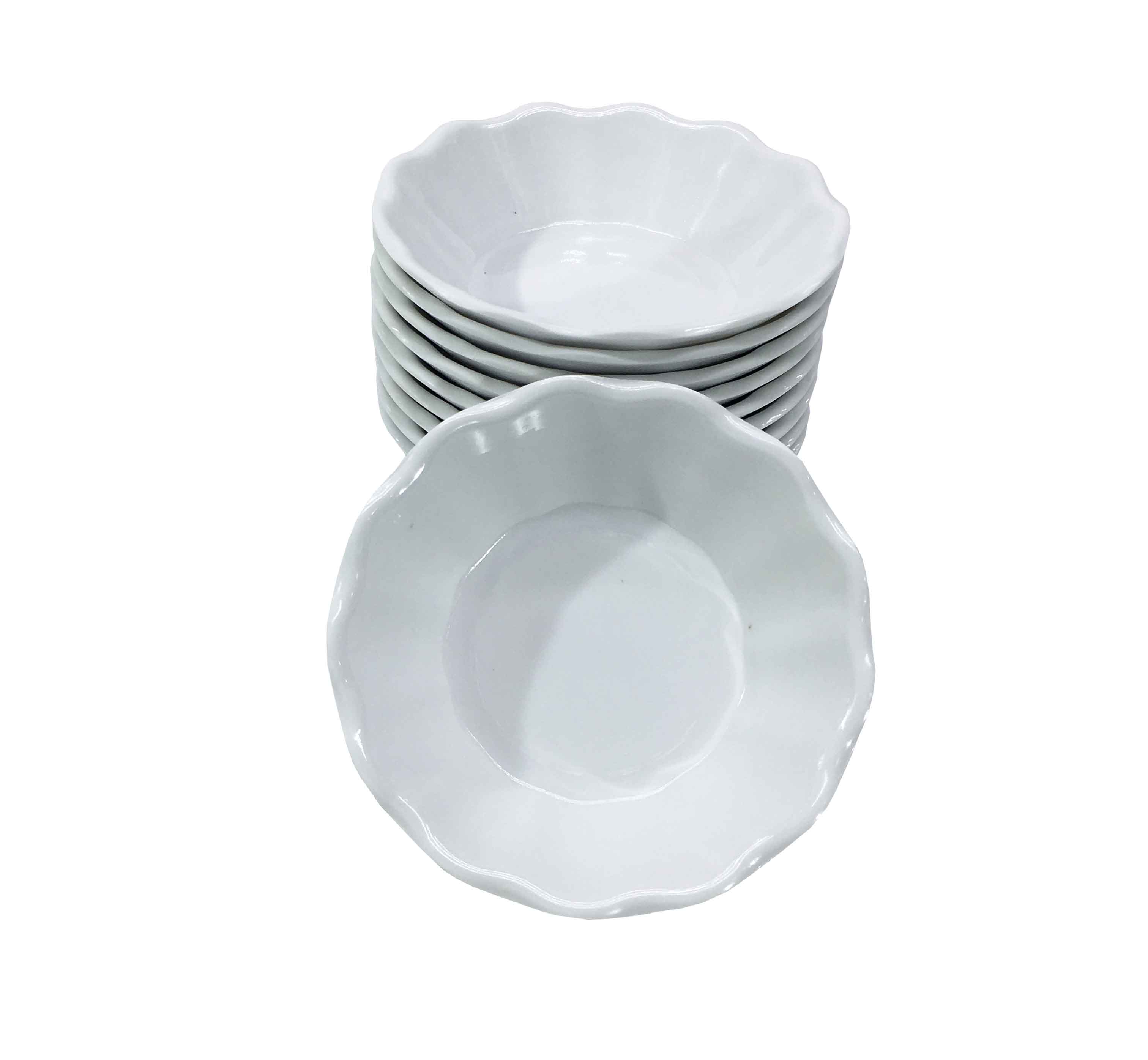 Akel Çay Tabağı Kahvecı Sade Beyaz 002