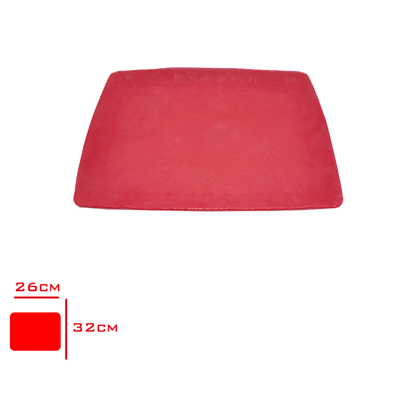 Akel Sunum Tabak 26*32 Cm Kırmızı Akl-327