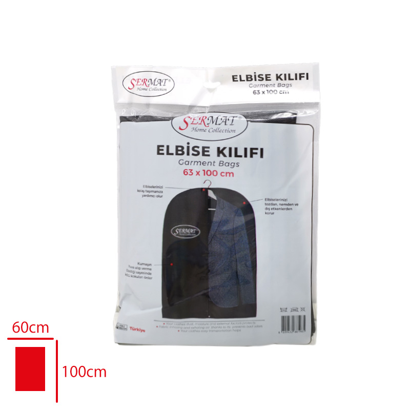 Sermat Elbıse Kılıfı 63*100 Cm Ev425
