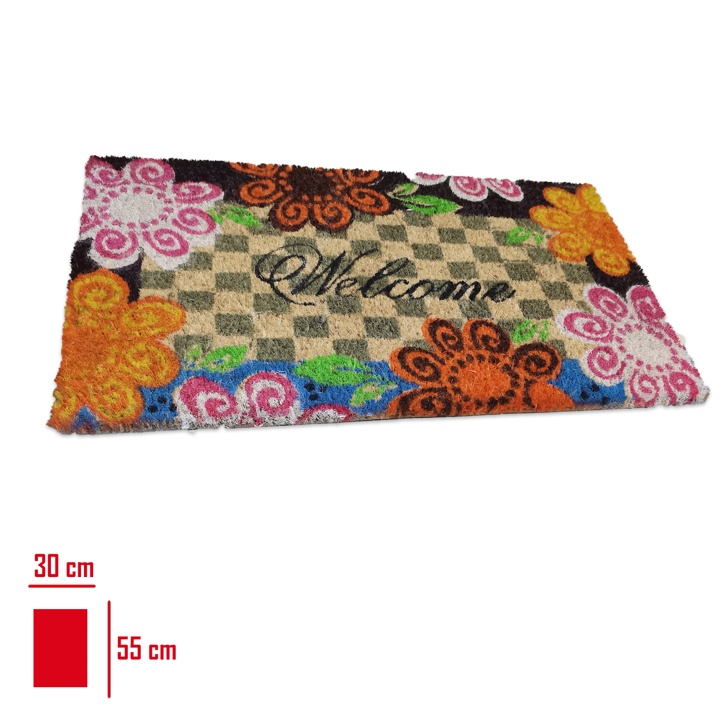 Sermat Kapı Onu Paspası Pvc Taban 30*55 Pvc15