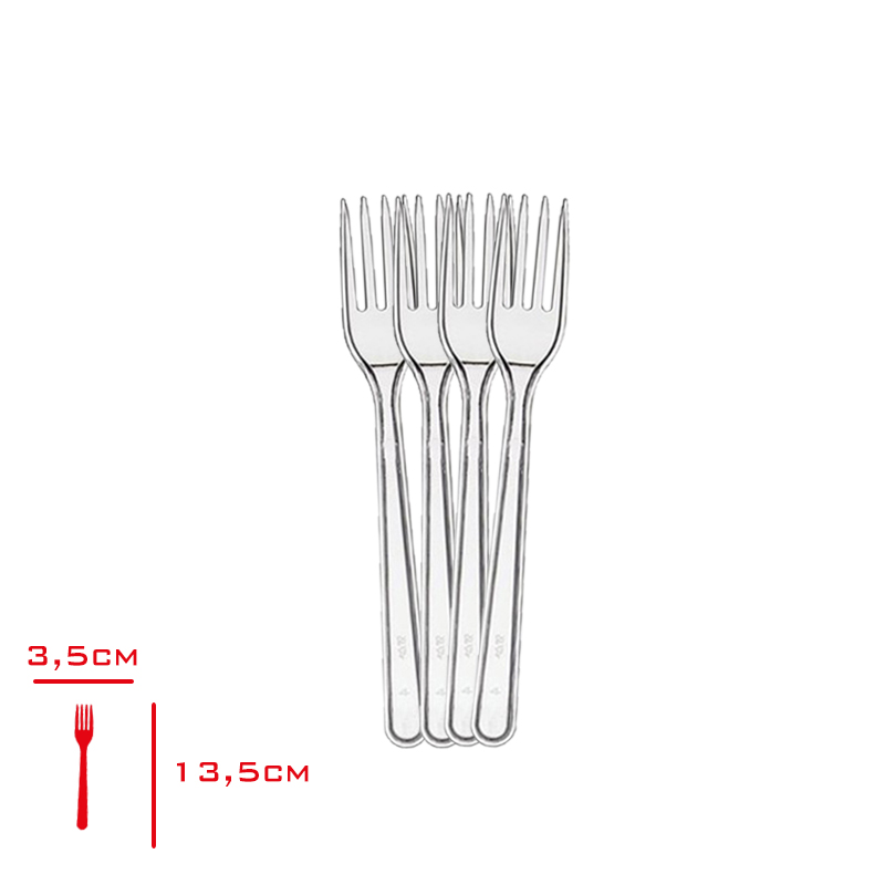 Plastik Çatal Büyük 100'lük Tek KullanıMlık Cvs-Lc
