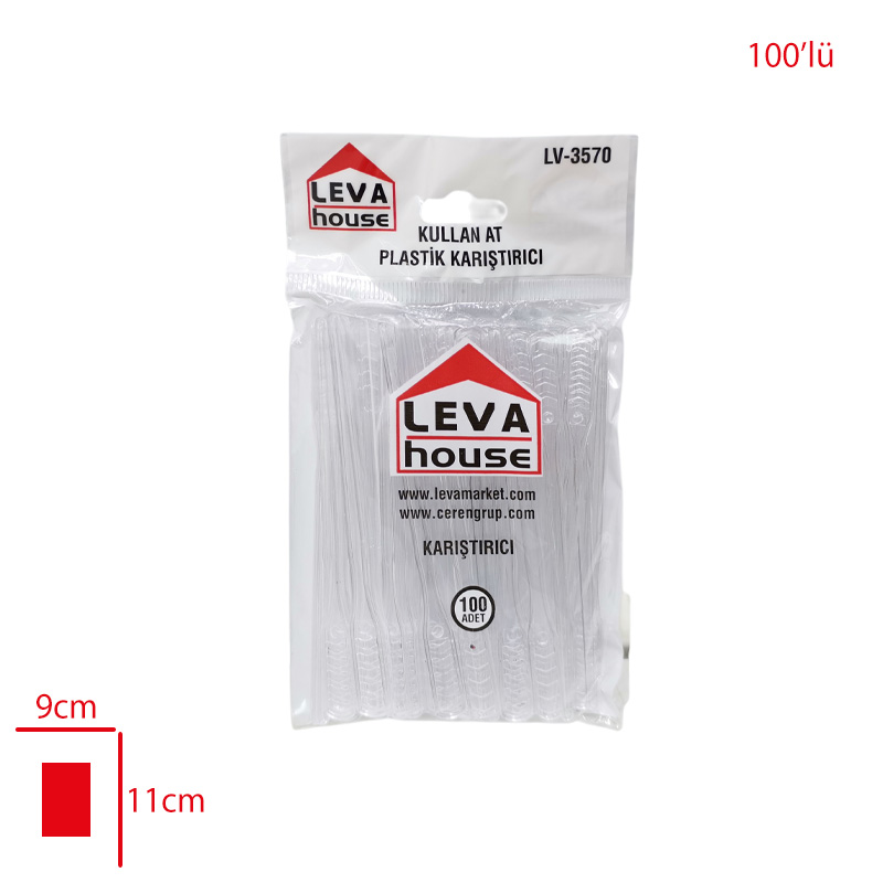 Leva Plastik Karıstırıcı 100'lük Lv-3570