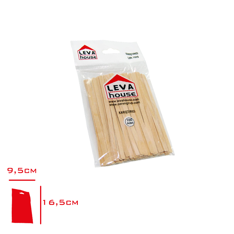 Leva Ahsap Karıstırıcı 100'lük L09.1023