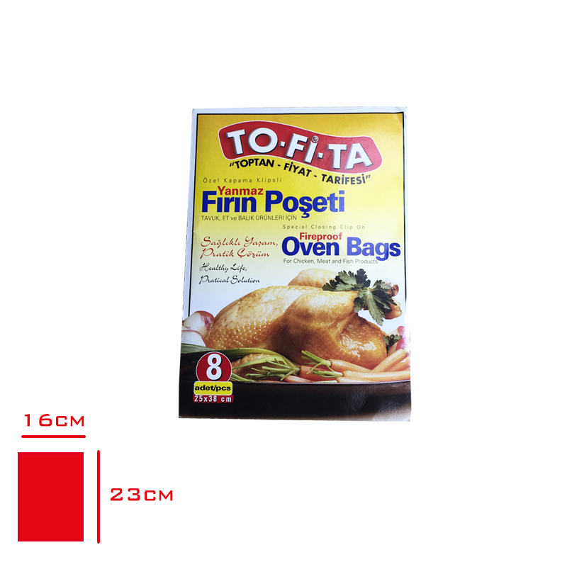 Tofıta Yanmaz Fırın Torbası Zarf 1800-T