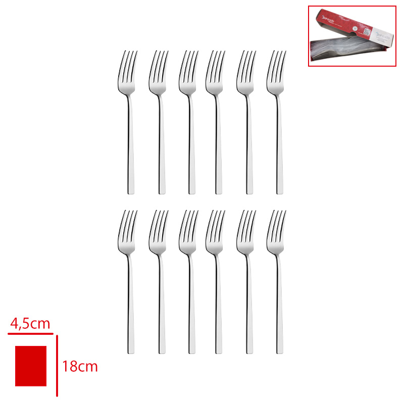 Marmarıs Tatlı Çatal 12'li 2.5 Mm 304 1014230