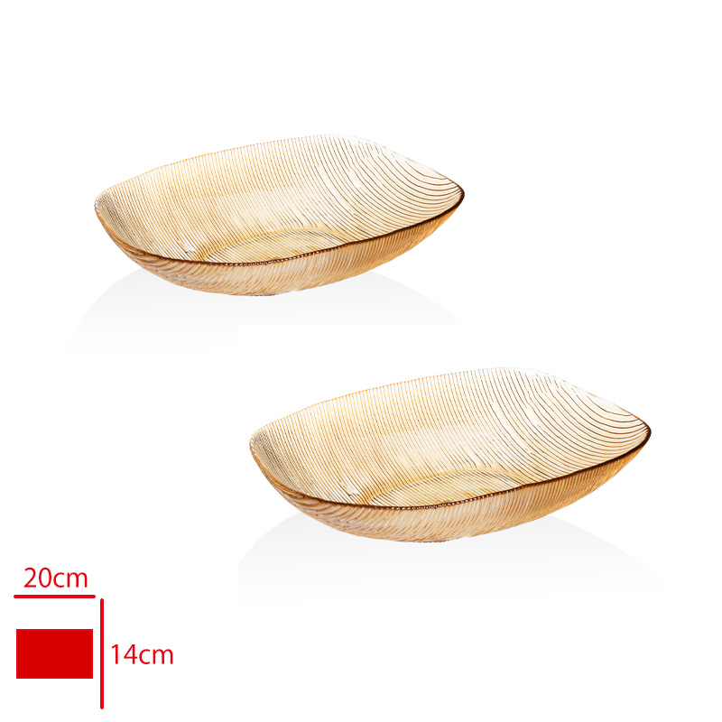 Sunum Kasesı Gondola Luster Oranj 2'li 20 Cm Sgm13098