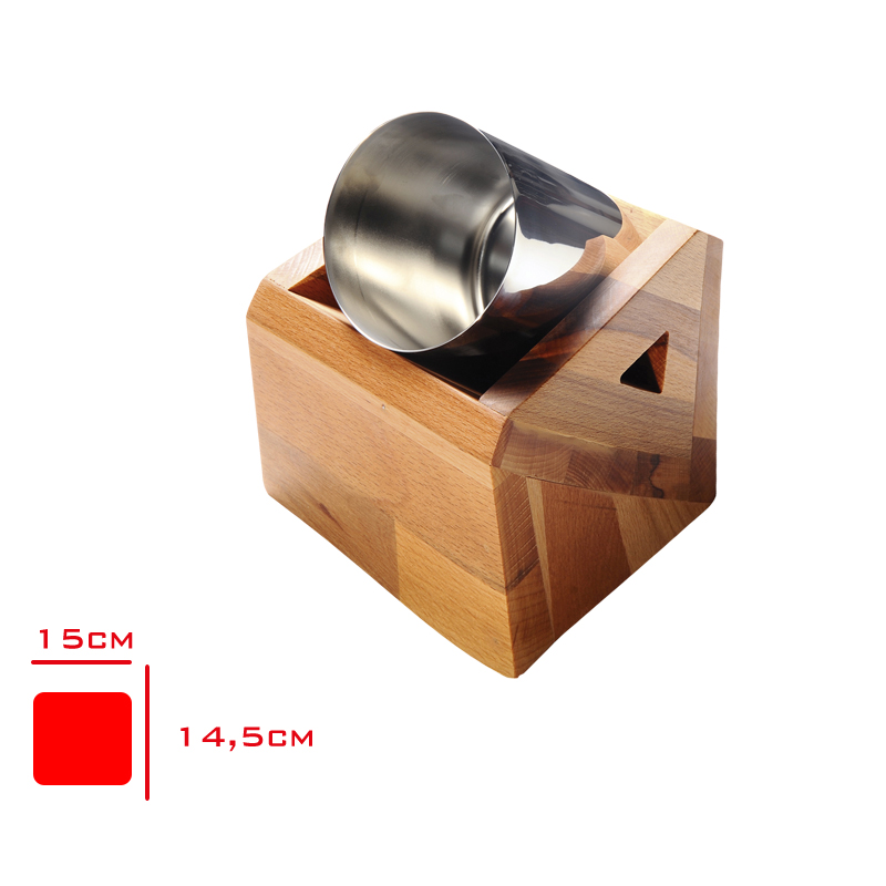 Bıradlı Groovy Kaşık Standı Tekli Ahsap Grv-1815