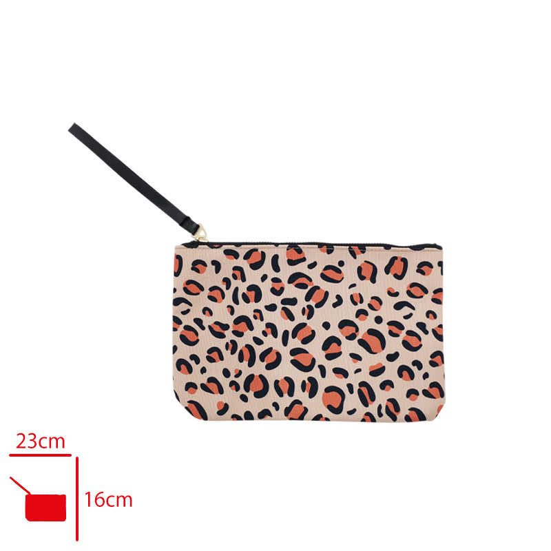 Che E Bello Klac Makyaj Cantası Leopar Desenli
