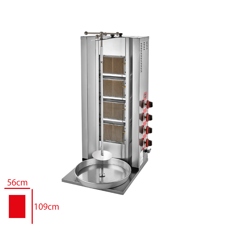 Remta Döner Ocağı 4 Radyan Gazlı D08