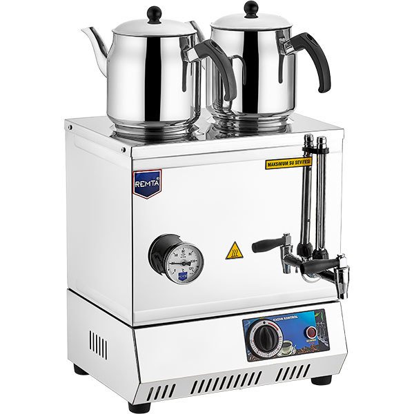 Remta Çay Makınesı 30 Model Çift Demlık Pleytsız 23 Lt Ep02