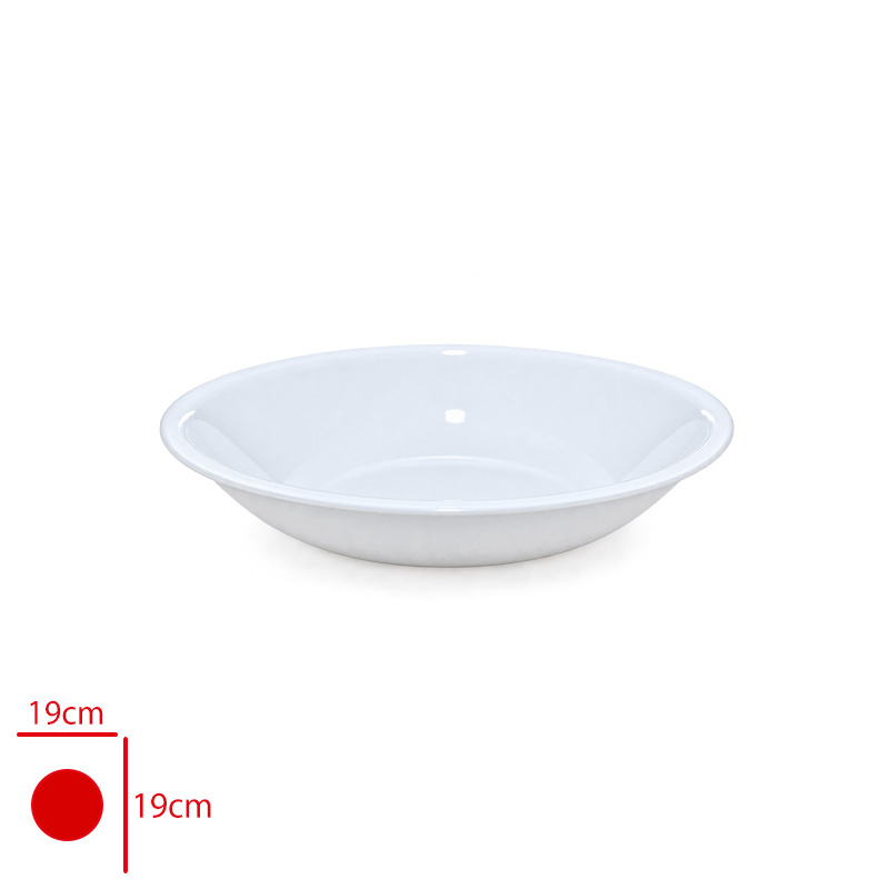 Gunes Melamın Cukur Tabak Sade 19 Cm