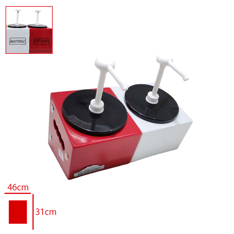 Ketcap&Mayonez Dıspenserı 2'li Wp-Dk-2
