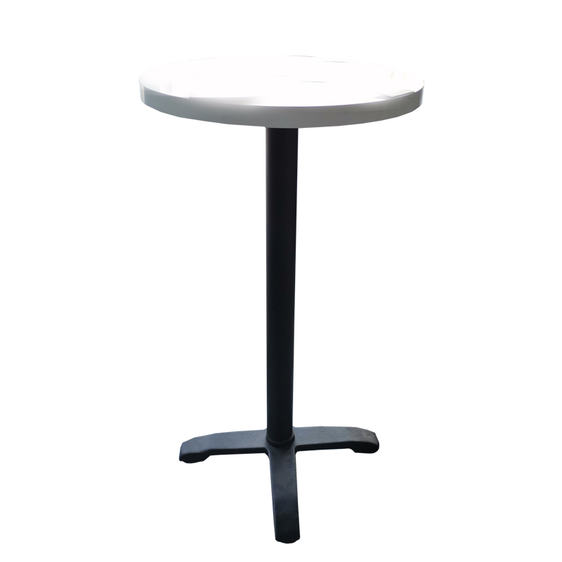 Masa 60 Cm Yuvarlak Demır Ayak Beyaz