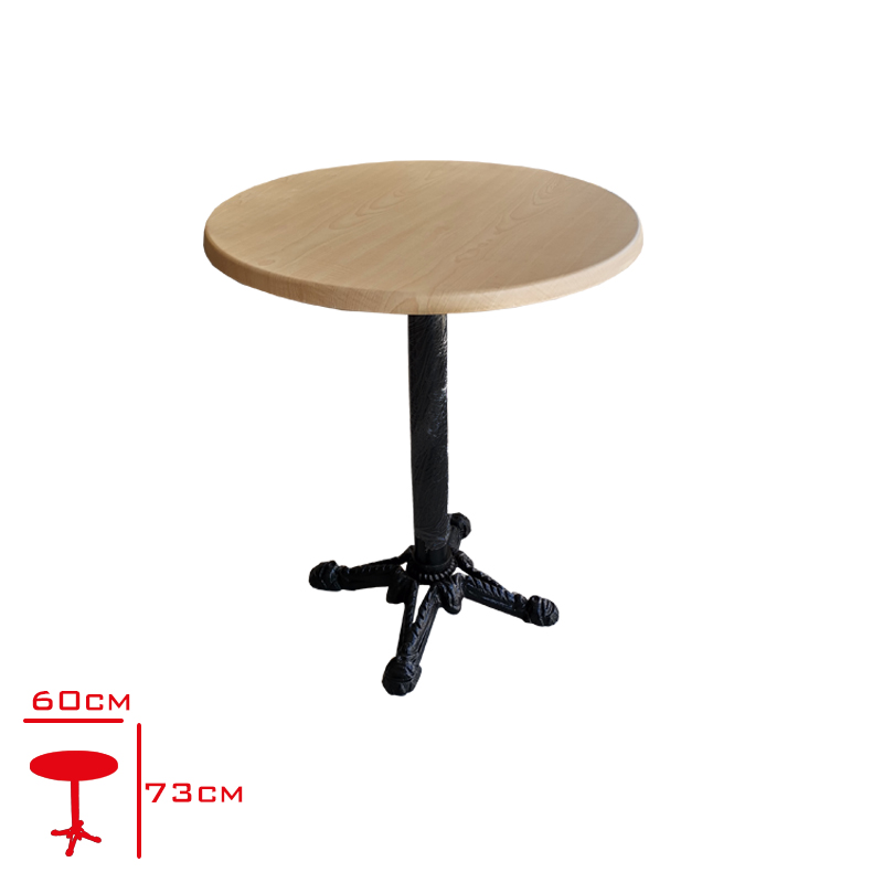 Masa 60*60 Akcaagac Verzalıt Yuvarlak Ot-5