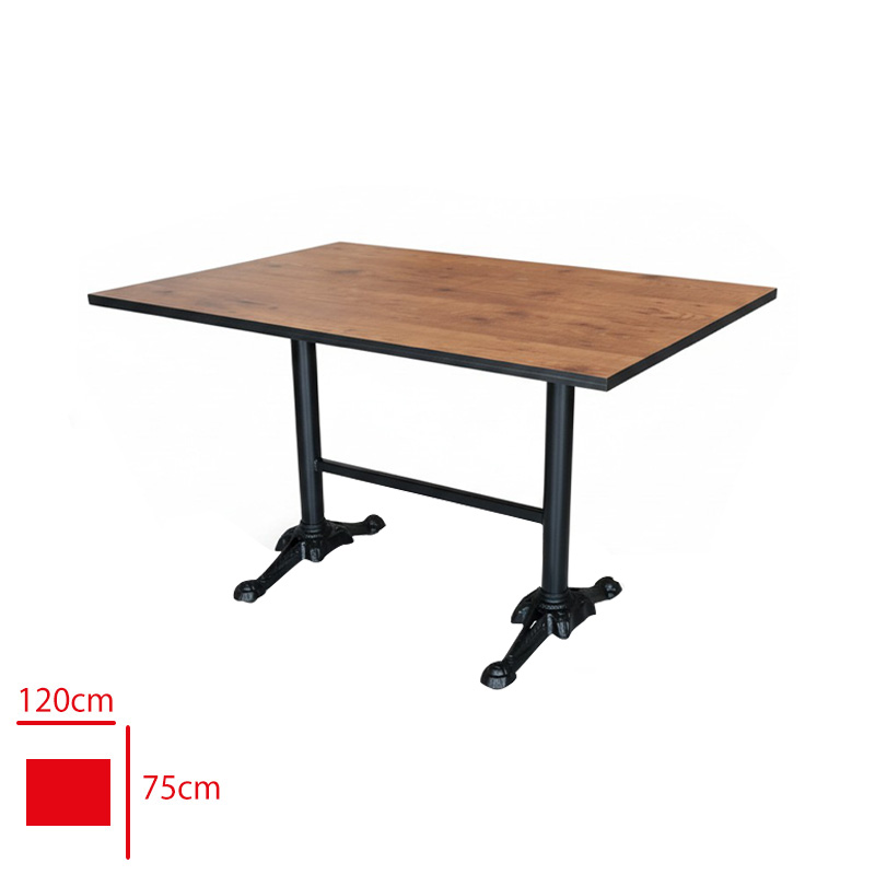 Masa 70x120 Compact Ikılı Aslan Dokum Ayak