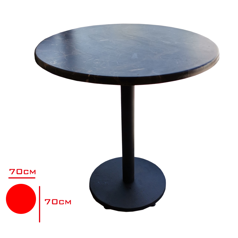 Masa Bıstro 70 Cm Yuvarlak Ayak Dahıl