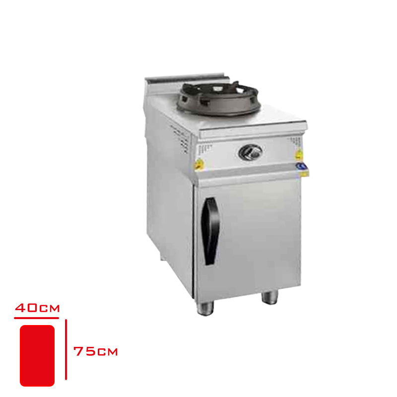 Wok Ocak Gazlı 40x70x85 Cm Dswog-470
