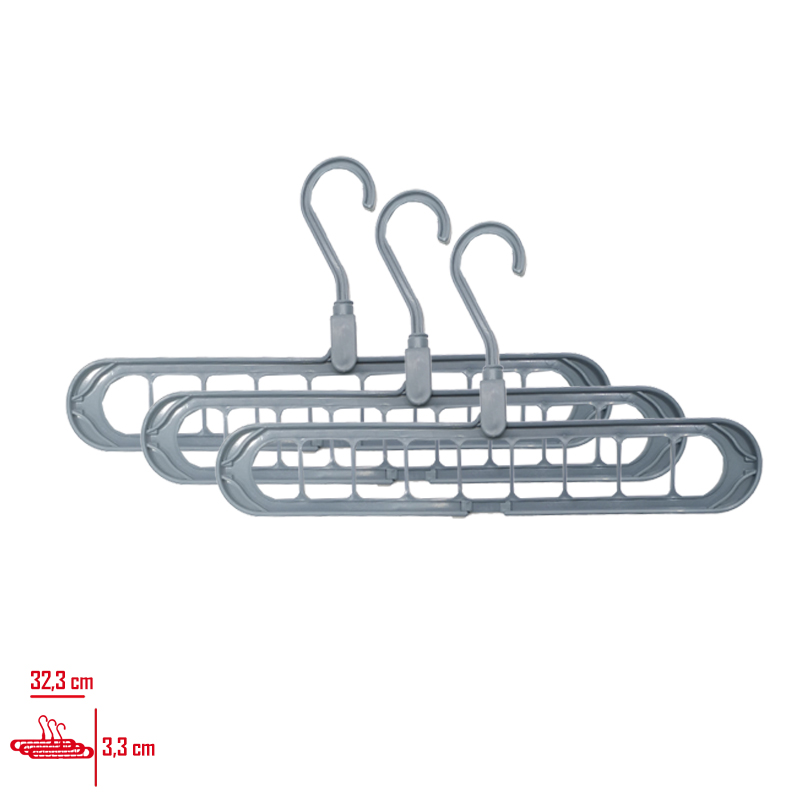 Organızer Askı 3'lü Sıhırlı Pratık 8104-3 Org-250