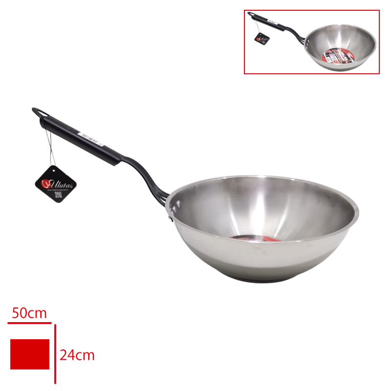 ULUTAS CELIK ARYA WOK TAVA 28 CM END-CWT-001