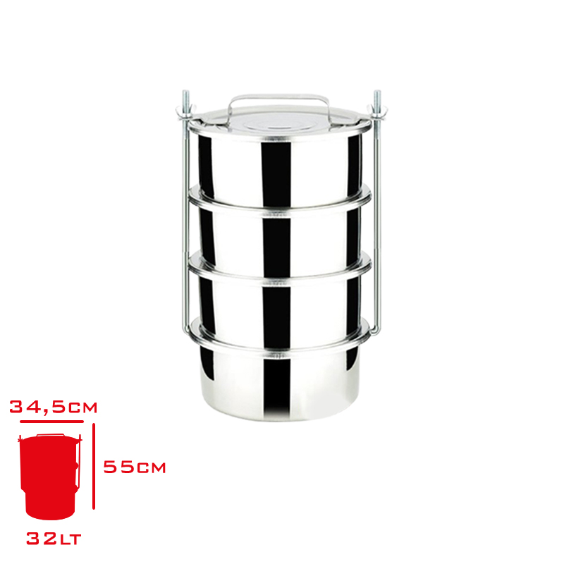 Ulutas Sefer Tası Vıdalı 4'lü 32 Lt 28 Cm End-Sfr-033