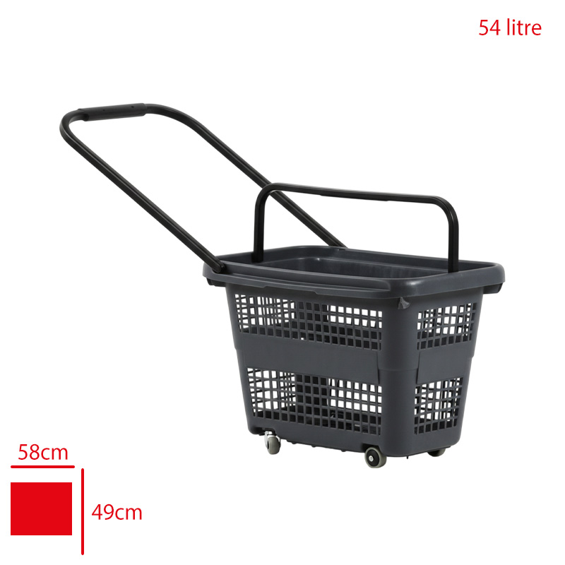 Market El Sepetı Tekerlekli 54 Lt Mpsb54